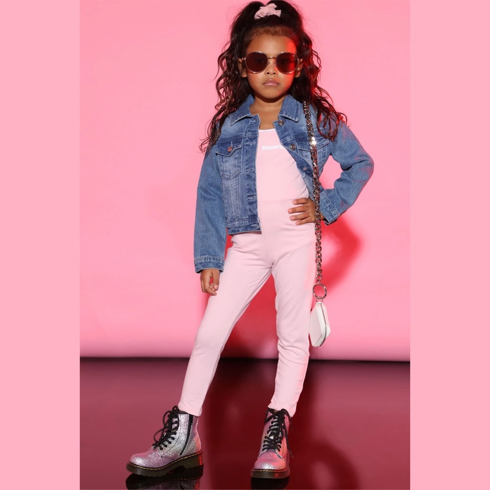 Mini Model Behavior Jumpsuit - Pink